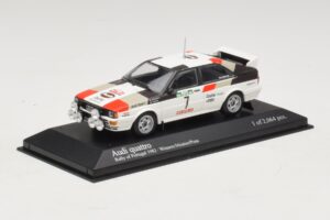 Audi Quattro #7 M. Mouton / F. Pons Pikes Peak International Hill Climb 1984 Minichamps 1:43 AUDI014 Kov – obrázok 2 z 4