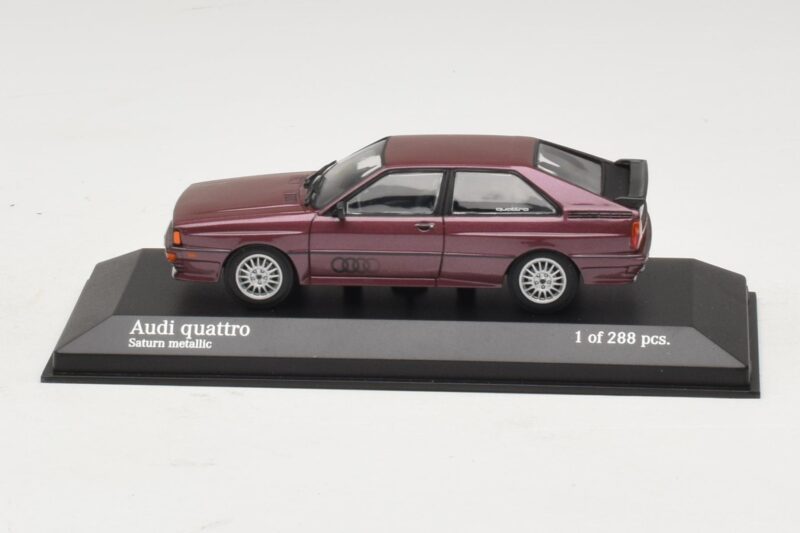 Audi Quattro Hnedá Metalíza Minichamps 1:43 Audi Quattro Hnedá Metalíza Minichamps 1:43 430019429 Kov