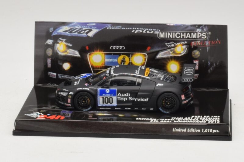 Audi R8 LMS GT3 #100 M. Ekstrom / O. Jarvis Abt Sportsline 24 Hours of Nurburgring 2010 Minichamps 1:43 Audi R8 LMS GT3 #100 M. Ekstrom / O. Jarvis Abt Sportsline 24 Hours of Nurburgring 2010 Minichamps 1:43 437101900 Kov