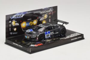 Audi R8 LMS GT3 #100 M. Ekstrom / O. Jarvis Abt Sportsline 24 Hours of Nurburgring 2010 Minichamps 1:43 437101900 Kov – obrázok 2 z 5