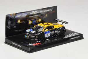 Audi R8 LMS GT3 #2 24 Hours of Nurburgring 2010 Minichamps 1:43 437101902 Kov – obrázok 2 z 5