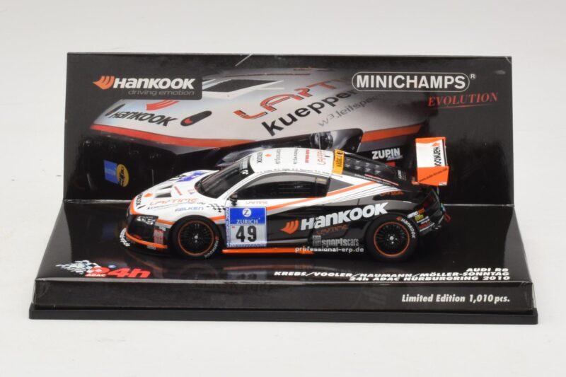 Audi R8 LMS GT3 #49 Krebs / Vogler Hankook 24 Hours of Nurburgring 2010 Minichamps 1:43 437101949 Kov