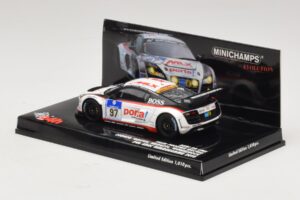 Audi R8 LMS GT3 #97 Phoenix Racing 24 Hours of Nurburgring 2010 Minichamps 1:43 437101997 Kov – obrázok 3 z 5