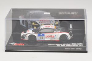 Audi R8 LMS GT3 #97 Phoenix Racing 24 Hours of Nurburgring 2010 Minichamps 1:43 437101997 Kov – obrázok 4 z 5