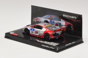 Audi R8 LMS GT3 #99 F. Biela / M. Fassler Phoenix Racing 24 Hours of Nurburgring 2010 Minichamps 1:43 437101999 Kov – obrázok 3 z 5