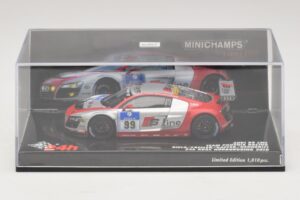 Audi R8 LMS GT3 #99 F. Biela / M. Fassler Phoenix Racing 24 Hours of Nurburgring 2010 Minichamps 1:43 437101999 Kov – obrázok 4 z 5