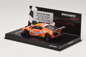 Audi R8 LMS Ultra #100 MS Racing Patel / Dobitsch ADAC GT Masters 2013 Minichamps 1:43 437130100 Kov – obrázok 3 z 5