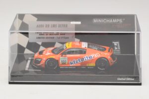 Audi R8 LMS Ultra #100 MS Racing Patel / Dobitsch ADAC GT Masters 2013 Minichamps 1:43 437130100 Kov – obrázok 4 z 5