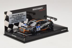 Audi R8 LMS Ultra #29 Team WRT Sandstorm L. Vanthoor 24 Hours of Nurburgring 2013 Minichamps 1:43 437130129 Kov – obrázok 2 z 5