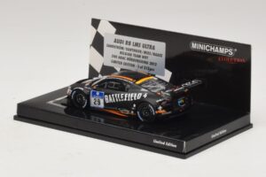 Audi R8 LMS Ultra #29 Team WRT Sandstorm L. Vanthoor 24 Hours of Nurburgring 2013 Minichamps 1:43 437130129 Kov – obrázok 3 z 5