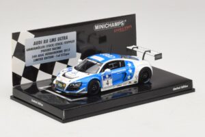 Audi R8 LMS Ultra #4 Phoenix Racing Ammermuller / H-J. Stuck 24 Hours of Nurburgring 2013 Minichamps 1:43 437131304 Kov – obrázok 2 z 5
