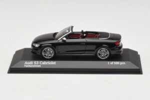 Audi S3 8P Kabriolet Čierny Minichamps 1:43 437013030 Kov