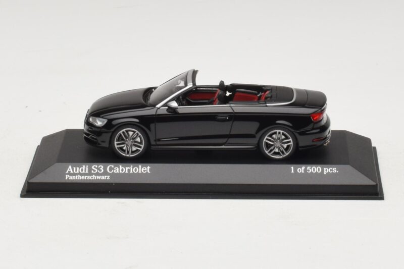 Audi S3 8P Kabriolet Čierny Minichamps 1:43 437013030 Kov