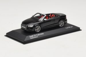 Audi S3 8P Kabriolet Čierny Minichamps 1:43 437013030 Kov – obrázok 2 z 4