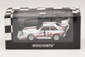 Audi Sport Quattro S1 #1 W. Rohrl Pikes Peak International Hill Climb Winner Record 1987 Minichamps 1:43 410871201 Kov – obrázok 4 z 4