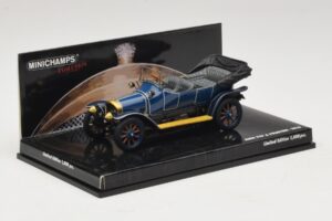 Audi Typ A Phaeton Modrý Minichamps 1:43 437019031 Kov – obrázok 2 z 5
