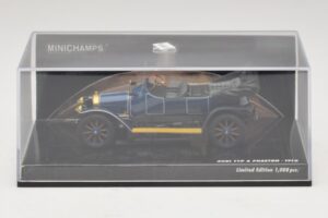 Audi Typ A Phaeton Modrý Minichamps 1:43 437019031 Kov – obrázok 4 z 5