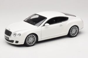 Bentley Continental GT Biely Náhradná Škatuľa Minichamps 1:18 100139621-R1 Kov