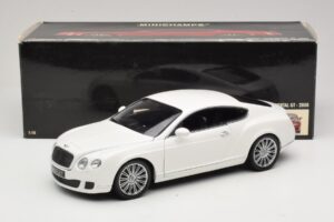 Bentley Continental GT Biely Náhradná Škatuľa Minichamps 1:18 100139621-R1 Kov – obrázok 8 z 8