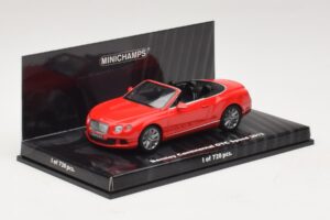 Bentley Continental GTC Speed Červený Minichamps 1:43 436139061 Kov – obrázok 2 z 4