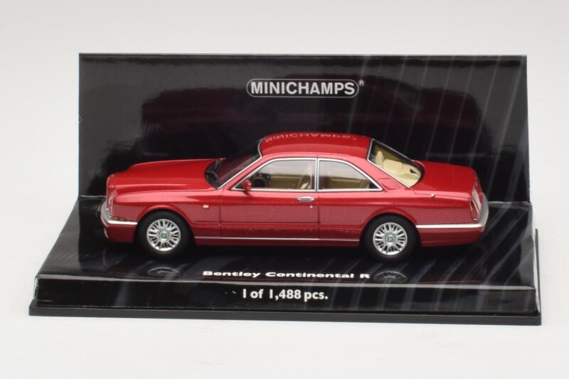 Bentley Continental R Červená Metalíza Minichamps 1:43 Bentley Continental R Červená Metalíza Minichamps 1:43 436139920 Kov