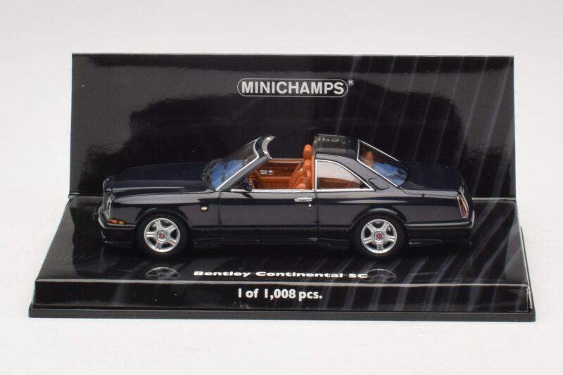 Bentley Continental SC Tmavo Modrá Minichamps 1:43 436139990 Kov
