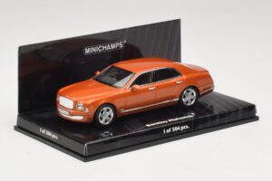 Bentley Mulsanne Oranžová Metalíza Minichamps 1:43 436139902 Kov – obrázok 2 z 4