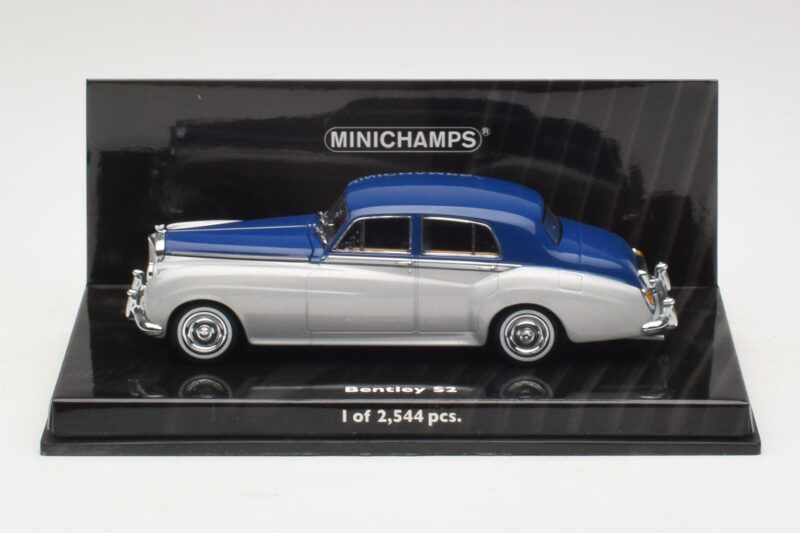 Bentley S2 Strieborno Modrá Minichamps 1:43 436139950 Kov