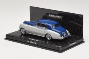 Bentley S2 Strieborno Modrá Minichamps 1:43 436139950 Kov – obrázok 3 z 4