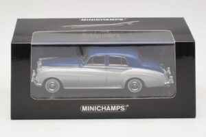 Bentley S2 Strieborno Modrá Minichamps 1:43 436139950 Kov – obrázok 4 z 4