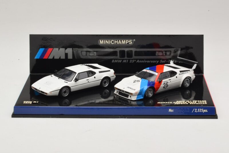 BMW M1 Súprava K 25. Výročiu Minichamps 1:43 402025025 Kov