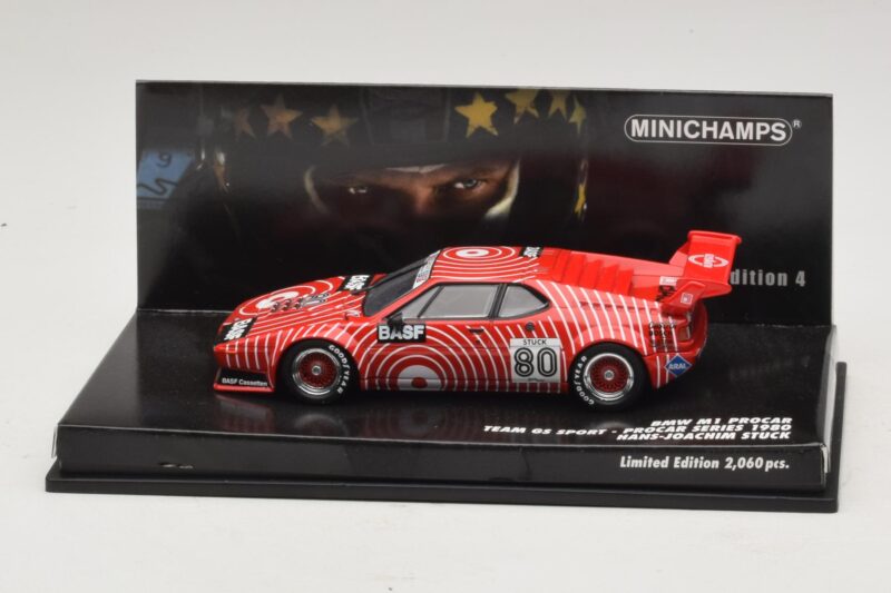BMW M1 Procar #80 H-J. Stuck Procar Series 1980 Minichamps 1:43 444891604 Kov