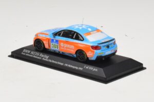 BMW M235i Team Adrenalin #308 Fischer / Zils 24 Hours of Nurburgring 2014 Minichamps 1:43 437142408 Kov – obrázok 3 z 4