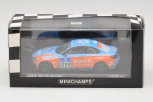 BMW M235i Team Adrenalin #308 Fischer / Zils 24 Hours of Nurburgring 2014 Minichamps 1:43 437142408 Kov – obrázok 4 z 4