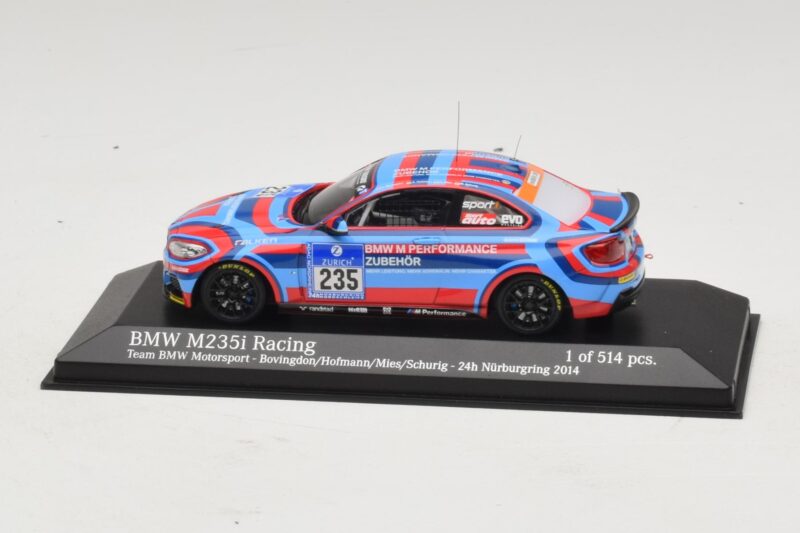 BMW M235i Team BMW Motorsport #235 Bovigdon 24 Hours of Nurburgring 2014 Minichamps 1:43 BMW M235i Team BMW Motorsport #235 Bovigdon 24 Hours of Nurburgring 2014 Minichamps 1:43 437142435 Kov
