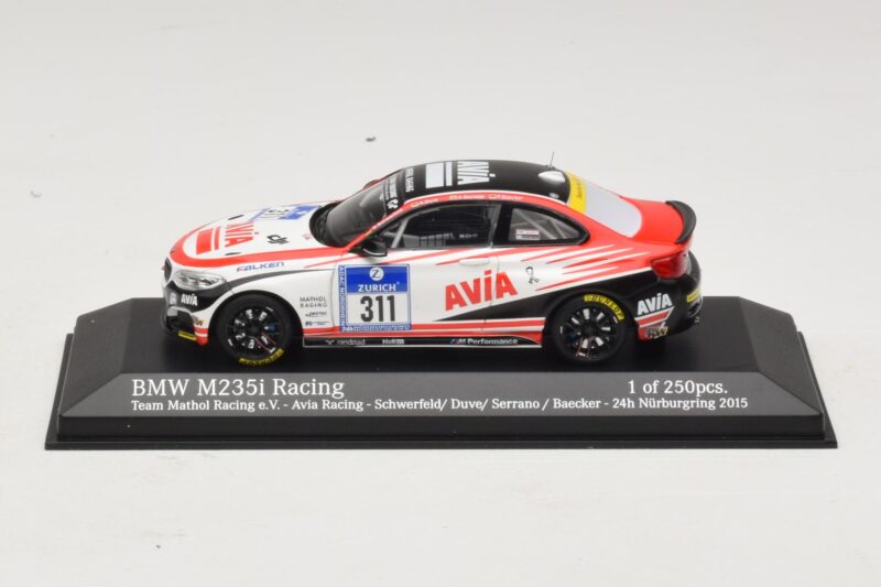 BMW M235i Team Mathol Racing #311 Scherfeld / Duve 24 Hours of Nurburgring 2015 Minichamps 1:43 437152511 Kov