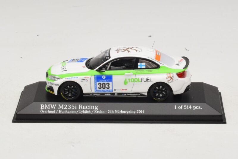 BMW M235i ToolFuel #303 Krohn 24 Hours of Nurburgring 2014 Minichamps 1:43 437142403 Kov