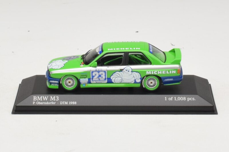 BMW M3 E30 Michelin #23 C. Oberndorfer DTM 1988 Minichamps 1:43 BMW M3 E30 Michelin #23 C. Oberndorfer DTM 1988 Minichamps 1:43 430882023 Kov