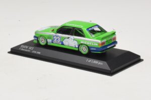 BMW M3 E30 Michelin #23 C. Oberndorfer DTM 1988 Minichamps 1:43 430882023 Kov – obrázok 3 z 4