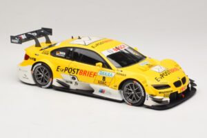 BMW M3 E92 DTM #8 D. Werner BMW Team Schnitzer 2012 Minichamps 1:18 100122208 Kov – obrázok 6 z 8