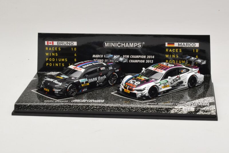 BMW M3 & M4 DTM Champions Set B. Spengler / M. Wittmann 2012 & 2014 Minichamps 1:43 412020723 Kov