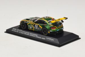 BMW Z4 GT3 Saudi Falcons #12 Al Faisal / Binladen 24 Hours of Dubai 2013 Minichamps 1:43 437132412 Kov – obrázok 3 z 4