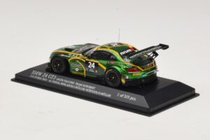 BMW Z4 GT3 Saudi Falcons #24 Al Faisal / Binladen 24 Hours of Dubai 2013 Minichamps 1:43 437132424 Kov – obrázok 3 z 4