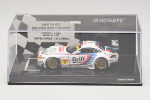 BMW Z4 GT3 Steiff #7 Muller / Ara Super GT 2015 Minichamps 1:43 447152007 Kov – obrázok 4 z 5