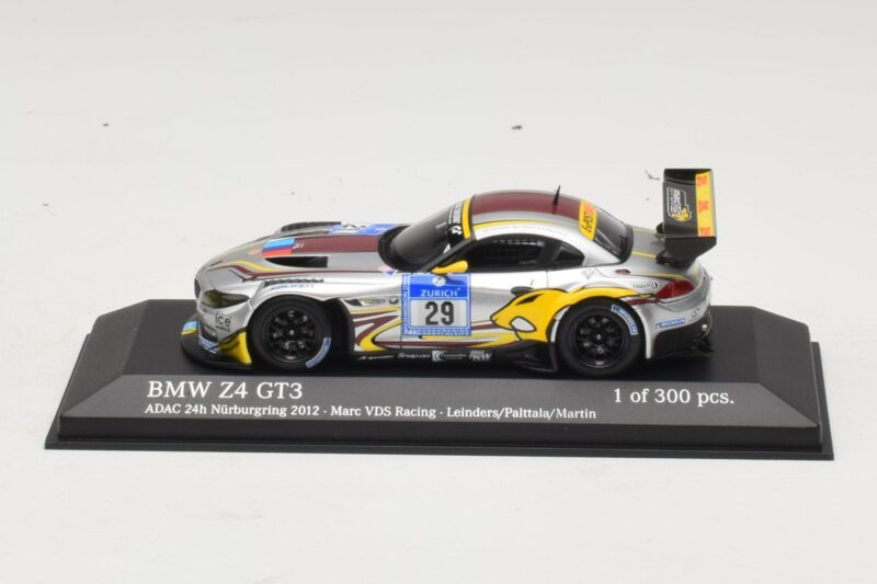 BMW Z4 GT3 VDS Racing #29 B. Leinders / M. Palttala 24 Hours of Nurburgring 2012 Minichamps 1:43 BMW Z4 GT3 VDS Racing #29 B. Leinders / M. Palttala 24 Hours of Nurburgring 2012 Minichamps 1:43 437122929 Kov