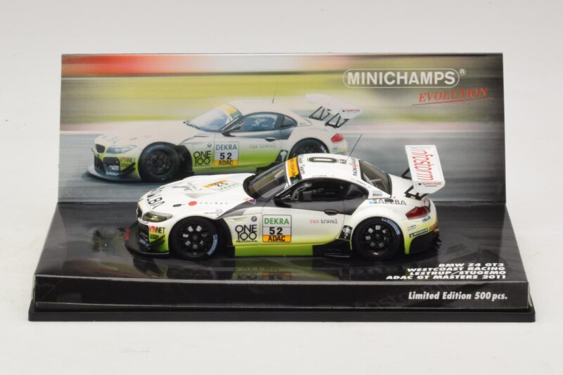 BMW Z4 GT3 Westcoast Racing #52 F. Lestrup ADAC GT Masters 2011 Minichamps 1:43 BMW Z4 GT3 Westcoast Racing #52 F. Lestrup ADAC GT Masters 2011 Minichamps 1:43 437112952 Kov