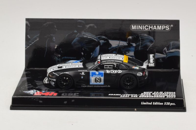 BMW Z4 M Coupe #69 Adams / K. Ludwig ADAC 24h Nürburgring 2009 Minichamps 1:43 400092769 Kov