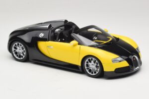 Bugatti Veyron Grand Sport Black Lemon Minichamps 1:18 100110831 Kov – obrázok 6 z 8