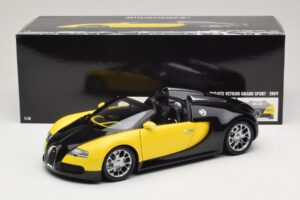 Bugatti Veyron Grand Sport Black Lemon Minichamps 1:18 100110831 Kov – obrázok 8 z 8
