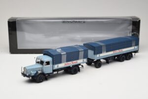Bussing 8000S13 Pritschenzug Kölner Zucker Minichamps 1:43 499079920 Kov – obrázok 5 z 5